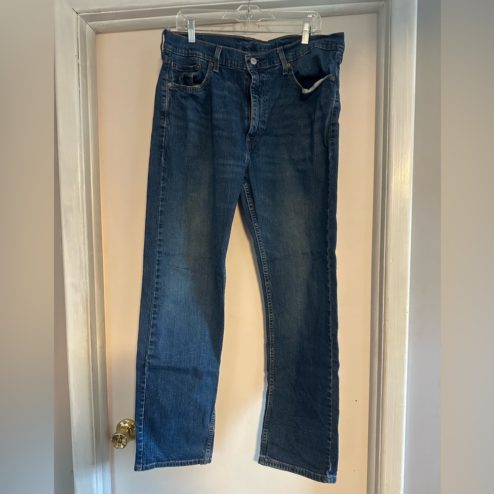Levi's 505 Classic Blue Men's Jeans 38w 32L